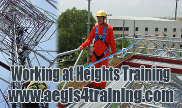 working at heights training in UK