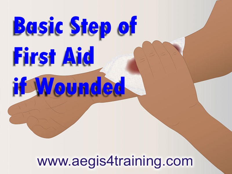 First Aid of the wounded