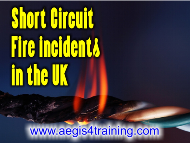 Short Circuit Fire incidents in the UK